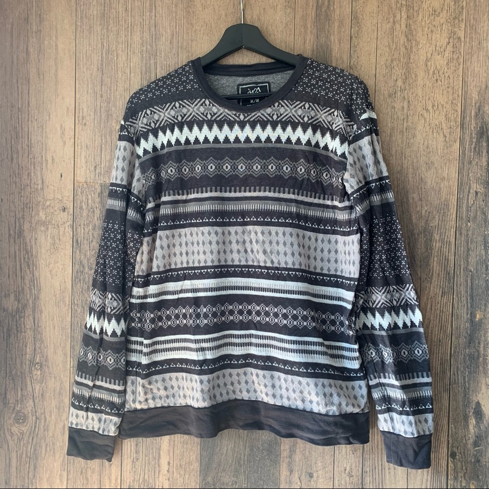 Men’s M pattern gray sweater g21 brand